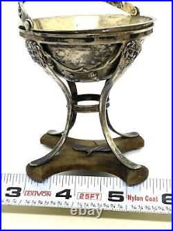 Antique Scottish Sterling Silver Ritual Basket