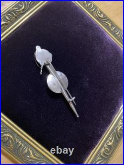 Antique Scottish agate dirk kilt pin