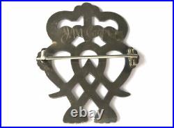 Antique Silver Luckenbooth brooch Large Scottish