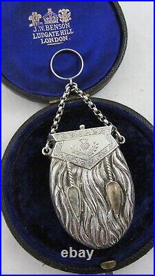 Antique Silver Victorian Novelty Sporran Ladies Purse Scottish Miniature