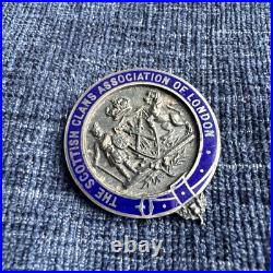 Antique Sterling Silver Enamel The Scottish Clans Association Of London Brooch