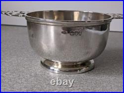Antique Sterling Silver Quaich Scottish Drinking Bowl- London 1895 Maker G. M. J