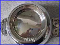 Antique Sterling Silver Quaich Scottish Drinking Bowl- London 1895 Maker G. M. J