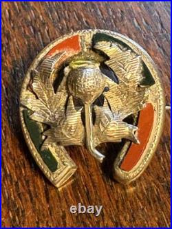 Antique Sterling Silver Scottish Thistle Brooch, Adie & Lovekin Ltd