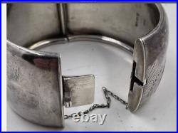 Antique Tiffany & Co, Sterling Silver & Gold Cuff/Bangle /Bracelet Scottish Deer