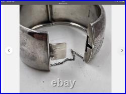 Antique Tiffany & Co, Sterling Silver & Gold Cuff/Bangle /Bracelet Scottish Deer