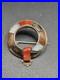 Antique Victorian Scottish Agate Jasper & 9ct Gold & Sterling Silver Brooch 6.7g