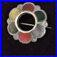Antique Victorian Scottish Celtic Shield Silver Gemstone Brooch c1880 9.91g