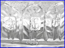 Antique Victorian Scottish Sterling Silver Snake Candlesticks