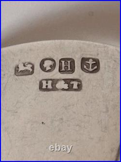 Antique Victorian Silver Caddy Spoon Hilliard & Thomason 1856 Scottish Thistle