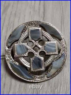 Antique vintage Sterling Silver Scottish Brooch