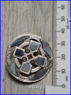 Antique vintage Sterling Silver Scottish Brooch
