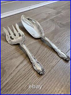 Art Nouveau Scottish Antique Sterling Silver Servers 1904 Edwardian