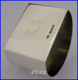 BEAUTIFUL SCOTTISH SHETLAND STERLING SILVER SWAN NAPKIN RING HAND MADE 2003 41g