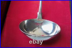 C1791, SCOTTISH PROVINCIAL PERTH SOLID SILVER SOUP/STEW LADLE by ROBERT KEAY I