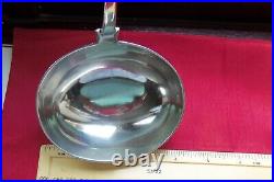 C1791, SCOTTISH PROVINCIAL PERTH SOLID SILVER SOUP/STEW LADLE by ROBERT KEAY I