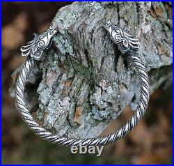 CELTIC Deer Silver Bracelet Pagan Irish Scottish Cernunnos Herne Stag Wildlife