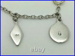 Celtic Art Industries Dawson Bowman Scottish Iona Sterling Silver Charm Bracelet