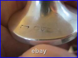 Chester C1900 Sterling Silver & M. O. P Caviar Dish With Scottish Spoon
