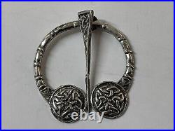 Collection Of 7 Sterling Silver Scottish Penannular/Celtic Vintage Brooch's