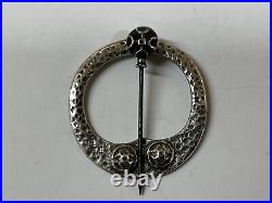 Collection Of 7 Sterling Silver Scottish Penannular/Celtic Vintage Brooch's