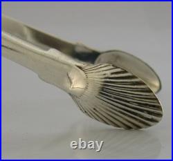 DUNDEE SCOTTISH PROVINCIAL STERLING SILVER SUGAR TONGS c1820 WILLIAM CONSTABLE