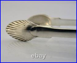 DUNDEE SCOTTISH PROVINCIAL STERLING SILVER SUGAR TONGS c1820 WILLIAM CONSTABLE