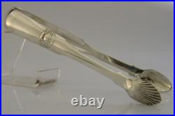 DUNDEE SCOTTISH PROVINCIAL STERLING SILVER SUGAR TONGS c1820 WILLIAM CONSTABLE