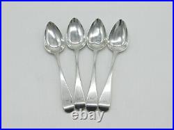 Dumfries Scottish Provincial Georgian Sterling Silver Teaspoons 1820 Antique