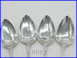 Dumfries Scottish Provincial Georgian Sterling Silver Teaspoons 1820 Antique