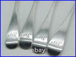 Dumfries Scottish Provincial Georgian Sterling Silver Teaspoons 1820 Antique