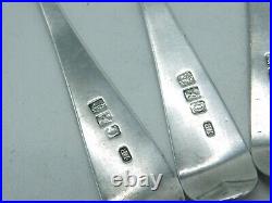 Dumfries Scottish Provincial Georgian Sterling Silver Teaspoons 1820 Antique