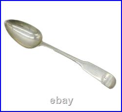 Dundee Scottish Provincial Sterling Silver Tablespoon Antique Georgian c1820