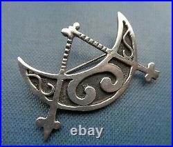 EARLY Scottish Sterling Silver Orkney Brooch Ola Gorie h/m 1970 & 79 Edinburgh