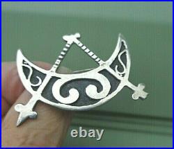 EARLY Scottish Sterling Silver Orkney Brooch Ola Gorie h/m 1970 & 79 Edinburgh