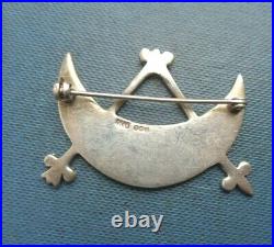 EARLY Scottish Sterling Silver Orkney Brooch Ola Gorie h/m 1970 & 79 Edinburgh