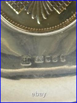 Elizabeth II 1952-1977 Silver Jubilee Sterling Silver Coin Dish Thistle Nickel