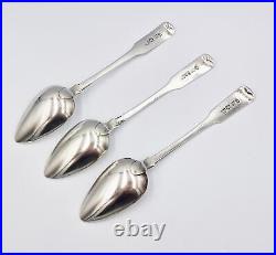 GEORGIAN SCOTTISH PROVINCIAL PERTH STERLING SILVER COFFEE SPOONS c1820