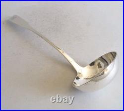 GOOD, PROVINCIAL SCOTTISH ANTIQUE SOLID SILVER SOUP LADLE. DUNDEE c. 1808