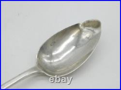 George III Dundee Sterling Silver Tablespoon Antique c1820 Scottish Provincial