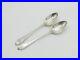 George III Scottish Sterling Silver Celtic Point Serving Spoon Pair Antique 1790