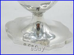 George III Scottish Sterling Silver Pedestal Cream Jug Antique 1796 Edinburgh