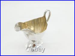 George III Scottish Sterling Silver Pedestal Cream Jug Antique 1796 Edinburgh