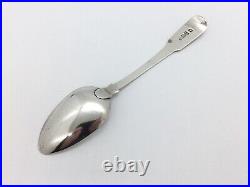 Georgian Provincial Scottish Solid Silver Teaspoon Dumfries David Grey