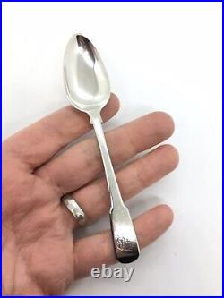 Georgian Provincial Scottish Solid Silver Teaspoon Dumfries David Grey