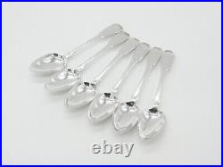 Georgian Scottish Sterling Silver Queens Pattern Serving Spoon Set 1819 Antique