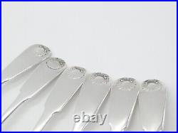 Georgian Scottish Sterling Silver Queens Pattern Serving Spoon Set 1819 Antique