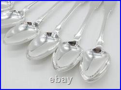 Georgian Scottish Sterling Silver Queens Pattern Serving Spoon Set 1819 Antique