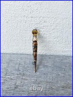 Gold and Sterling Silver Victorian Scottish Dirk Pin