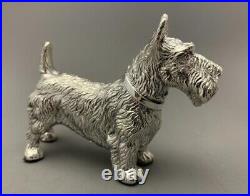 Hallmarked Sterling Silver SCOTTISH TERRIER Model